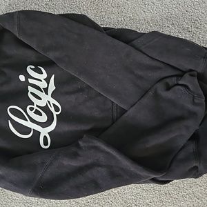 Black Logic hooded sweatshirt